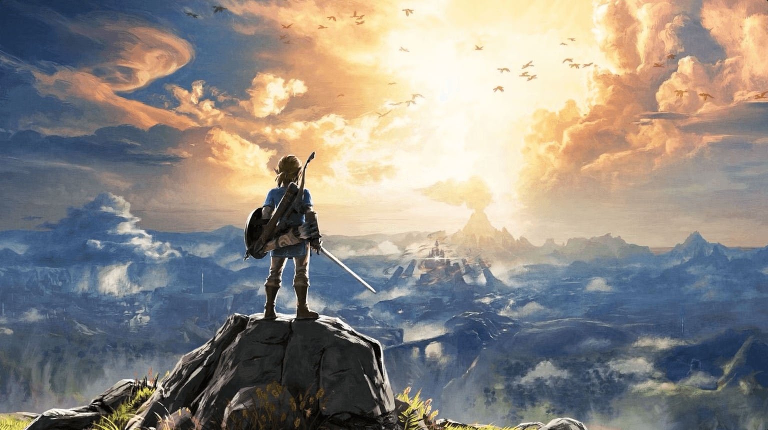 Epic fantasy landscape